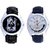 Hukum Ka Akka With Smile Silver Black SCK Combo Gallery Wrist Watch