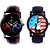 Exclusive USA Design And 2 Jaguar Analogue Men's Combo Wrist Watch By SCK