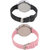 Rjcreation  Analog Black and Pink Glory Watches combo for girls and womens at best low prices