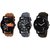 Shree Lorem New Design Combo Watch for Men and Boys - Pack of 3