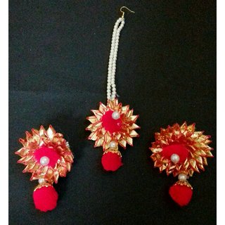 Buy Handmade Gota Flower Jewellery R002 Online 349 From Shopclues The festival of rakshabandahan or rakhi as it is commonly called is just a another simple idea of making rakhi is by using gota flowers. shopclues