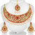 Spargz Indian Bridal Jewellery Bollywood AD Stone Ethnic Wear Necklace Set With Maang Tikka For Women AINS259