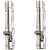 MH 4-inch Stainless Steel Plain Tower Bolt (Silver, Pack of 2)