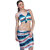 Horizontal Striped Classy Bikini Set With Matching Sarong