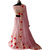F Plus Fashion Flower Embroidered Pink Color Women's Wedding Wear Lehenga Choli(FPPinkLC)