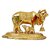 Satya Gold Color Kamdhenu Cow  Calf Holy Wishing Fulfilling Gomata Statue