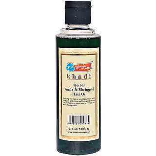 Khadi Mart Herbal Amla  Bhringraj Hair Oil  210ml