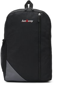 LeeRooy20 Ltr Black Canvas School Backpack For Unisex