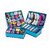 House of Quirk Set of 4 Foldable Storage Box Drawer Divider Organizer Closet Storage for Socks Bra Tie Scarfs - Blue