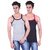 KSR Men Gym Cotton Vest - Pack of 2 (Assorted Color)