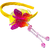 Proplady Fluorescent Partywear Butterfly Hairband With Shimmery Finish & Crystal Danglers Hair Band (Pack of 1,Yellow)