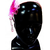 Proplady Fluorescent Partywear Butterfly Hairband With Shimmery Finish & Crystal Danglers Hair Band (Pack of 1,Pink)