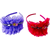 Proplady  Combo Floral Cutwork Stone Studded Hairband, Head Band  (Pack of 2-Red,Purple)
