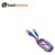 Basitronics Flat Smile Micro USB Charging and Data cable 3 Feet 0.9 Meters Purple