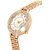 Code Yellow Women's Gold Round Dial Diamond Studded Analog Watch with 6 Months Warranty