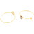 TARUSA Brass Fashionable Hoop Earring  For Women