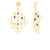TARUSA Brass Fashionable Chandelier Earring  For Women