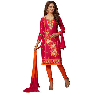 orange and pink combination dresses online