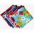 Face Towels, Multi Design stylish Handkerchief size- 24 CM X 24 CM Multi Color ( Set of 6)