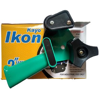 MH Kayo Ikon 2 Inch Tape Dispenser with Stainless Steel Blade Plastic body light weight