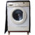 Front Loading Fully Automatic Washing Machine waterproof Cover (Black Color).
