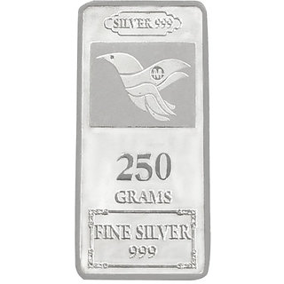 Maa Silver 999 Purity Silver Bar 250gm Silver Coins