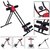 HBN Power Plank Abdominal Trainer Ab Coaster Round Waist Trainer (Black, Red) Ab Exerciser