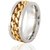 Sanaa Creations Mens Style Stainless Steel Gold and Silver Plated Alloy Ring for Men