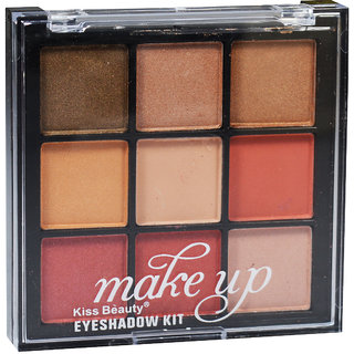 Kiss Beauty Makeup Eyeshadow Kit Shade-A01 Pack of 1 With Free Adbeni Kajal Worth Rs.125/