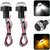 Bike Handle Bar Turn Signal Indicator Lights White Orange For All Bikes / Motorcycle / Scooter / Scooty- Universal Light