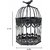 AVMART Home Decorative Bird Cage (Set of 2) with Hanging - Black