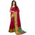 Ashika Traditional Cotton Silk Woven Dark Maroon Saree for Women with Blouse Piece