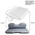 Car Inflatable Bed cum Sofa with Two Pillows  Three Separate Compression Sacks