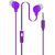 Digibuff E4 In-Ear Premium Earphones -Purple