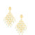 TARUSA Brass Fashionable Chandelier Earring  For Women