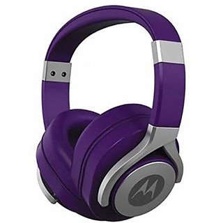 Motorola Pulse Max Headphone Purple Color Over Ear Wired Handset