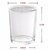 DECORATIVE TEALIGHT CLEAR GLASS VOTIVE CANDLE HOLDER SET OF 3 GLASS + 3 TEALIGHT CANDLES
