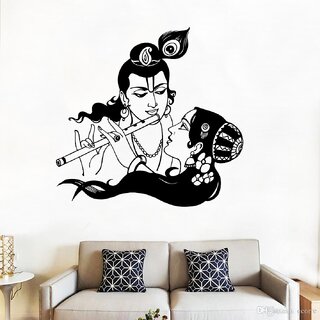 Ghar Kraft Radhe Krishna Wall Sticker 