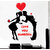 Ghar Kraft LOVE YOU HAMESHA Vinyl Multicolor Wall Sticker (Pack of 1)