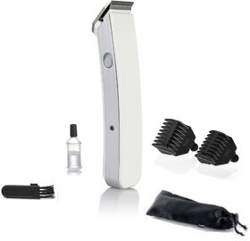 Stylopunk Men's Rechargeable Waterproof Bread shaving Trimmer Shaver Hair Clipper Machine Styling Removal hair ( White )