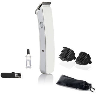 Stylopunk Men's Rechargeable Waterproof Bread shaving Trimmer Shaver Hair Clipper Machine Styling Removal hair ( White )