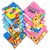 Concepts Polycotton Abstract Face Towels (Pack of 12, Assorted color)