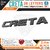 CarMetics Creta 3D Letters for Hyundai Creta Black - Car 3D Sticker Letters Hyundai Creta Accessories Logo 3D Emblem