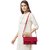 TARUSA Red PU Material Animal Texture Clutch For Women's