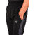 ISHU Black Gray Polyester Lycra Track pant