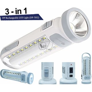 Buy Unique Led Rechargeable Dp Emergency Light Dp 7102 With Torch Light Online Get 20 Off
