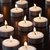 Kartik Floating Tealight Candles Smokeless 9Gm Diya Candle for Diwali Gift 50 Pieces