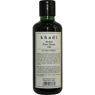 Khadi Herbal Pure Neem Oil - 210ml