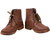 Knoos Men's Brown Synthetic Leather Casual Boot