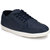 Knoos Men's Blue Synthetic Leather Casual Sneaker